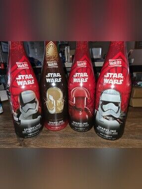 Welch’s Star Wars The Last Jedi Sparkling Grape Juice 750mL, 8-Pack Collection